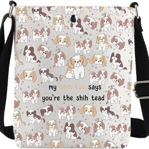 Compact Shih Tzu Crossbody Bag - Durable, Waterproof, and Perfect for Travel
